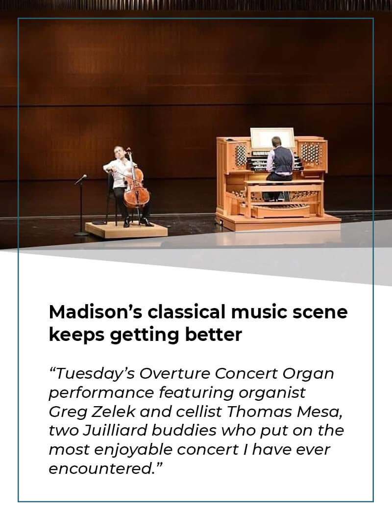 Madisons classical music scene keeps getting better Tommy Mesa