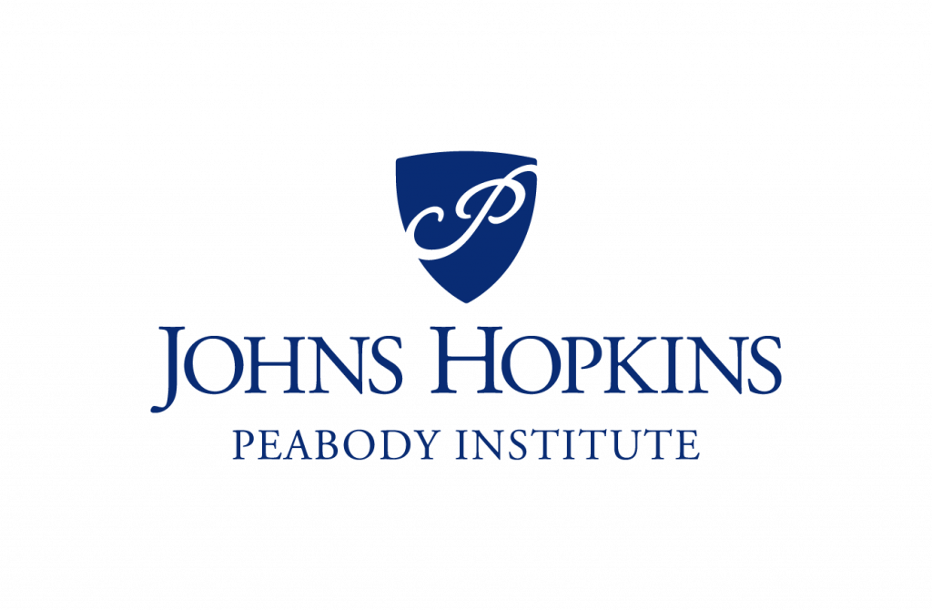 peabody institute logo small vertical blue x